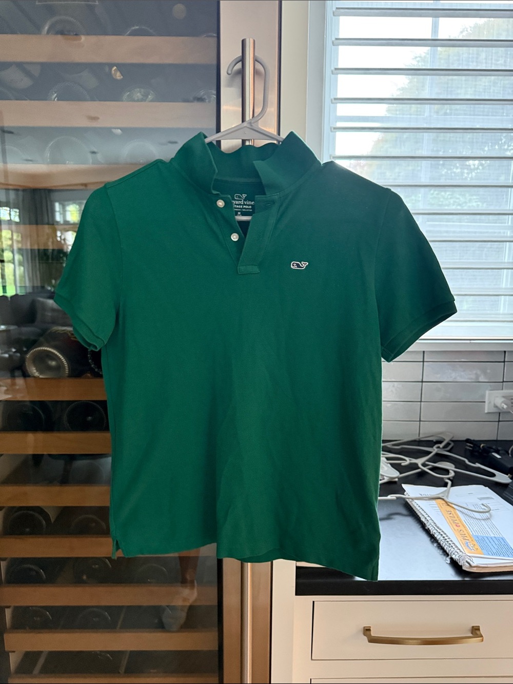 Vineyard Vines Emerald Green Short Sleeve Polo